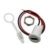 Waterproof USB-C Female Socket with 3-5A Fast Charging Cable