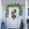 180cm Artificial Vine, Artificial Eucalyptus Wreath, Green Leaves, Outdoor Decoration for Weddings, Festivals, and