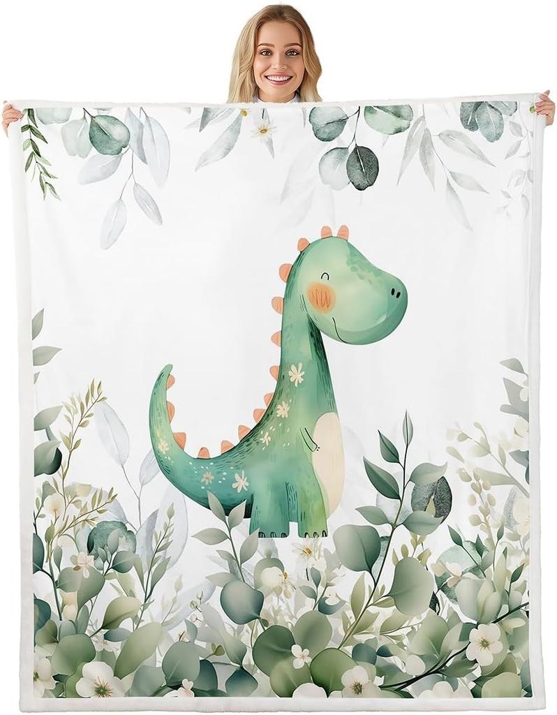 Cute Parrot Blanket Soft Fleece Throw Bird Lover Gift Kids Room Decor Floral Design Home Decoration