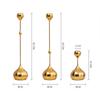 INS Water Drop Candlestick Metal Candle Holder Nordic Romantic Atmosphere Home Decorations Wedding Photography Props (NO Candle)