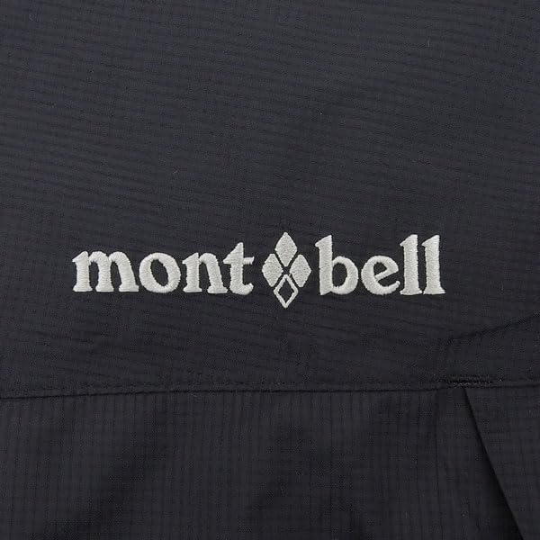 Montbell Thunder Pass Jacket Rainwear Raincoat Trekking Activity Drytech Rainy Season Protection Rain Gear 1128635 Men's (Black (BK) / M)