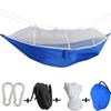 Outdoor Hammock With Mosquito Net Camping Garden Swing Relaxation Lightweight Nylon Hanging Bed