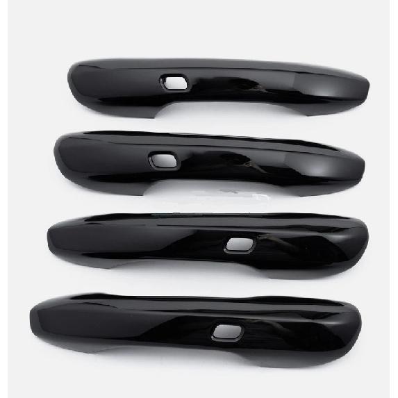 Glossy Black Car Door Handle Strip Cover Trim For -2025 Mercedes GLC C-Class