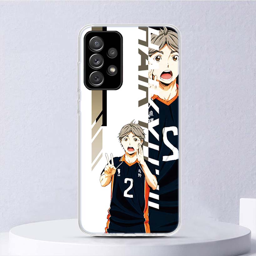 Anime Haikyuu Schulvolleyball Weiche Hülle Für Samsung Galaxy A17 A16 A26 A36 A56 A15 A14 A13 A55 A54 A53 Handyhülle A25 A35 A24