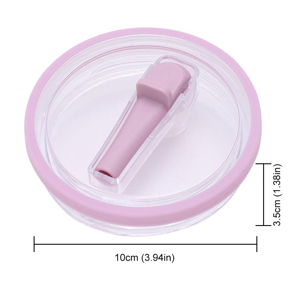 40Oz Tumbler Flip Straw Lid Replacement Spill Proof Cover Resistant Tumbler Flip Straw Cover Cap Water Bottle Cup Accessories