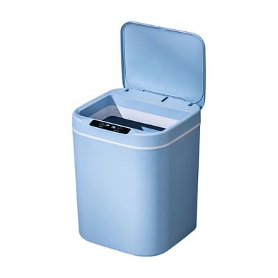 Poubelles 18L Sans Contact Poubelle à Induction Intelligente Poubelle Automatique Capteur de Mouvement Infrarouge avec Couvercle pour Voiture