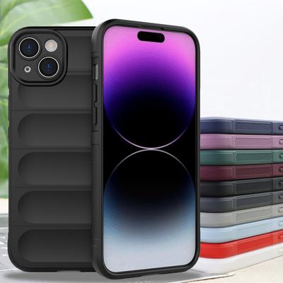 Für Funda iPhone 15 Hüllen iPhone 15 Plus 15 Pro Max Hülle Hautfreundliches TPU Stoßfestes Silikon Schützende Handy-Rückseite