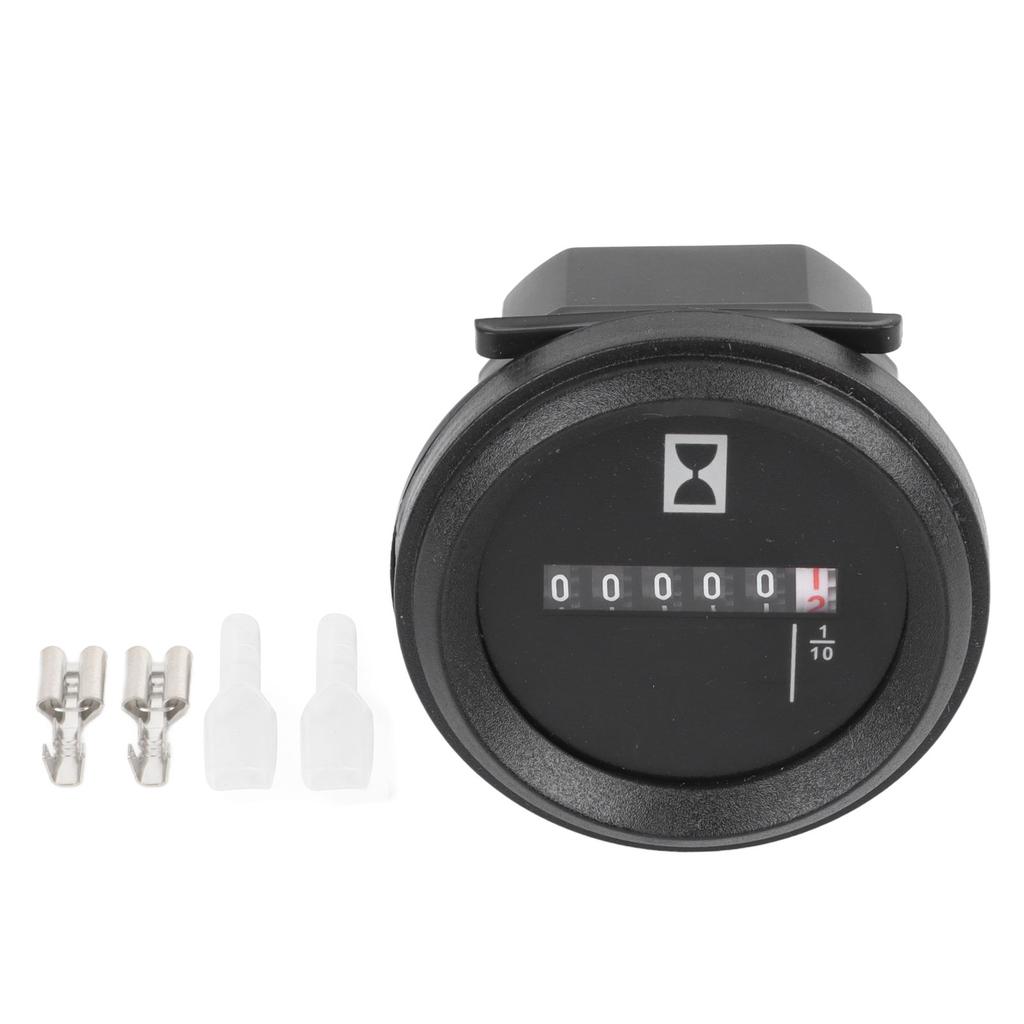52mm Hour Meter Accurate Stable Time Efficiency Monitoring Quartz Hour Gauge for Excavators
