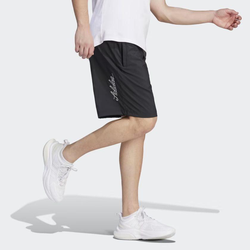 adidas SCRIBBLE Casual Shorts Men's Black Moderate IJ6446
