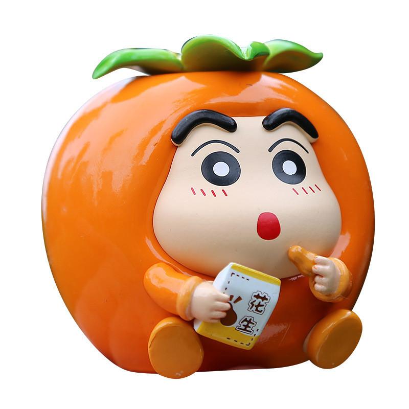 Chan Creyon Shin Anime Fruit Figure Cartoon Desktop Decorations Collectibles