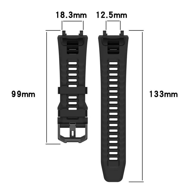 Silicone Strap For Amazfit T Rex 2 Smart Watch Sports Band Replacement Huami T-rex2 Bracelet Belt Accessories T-Rex 2