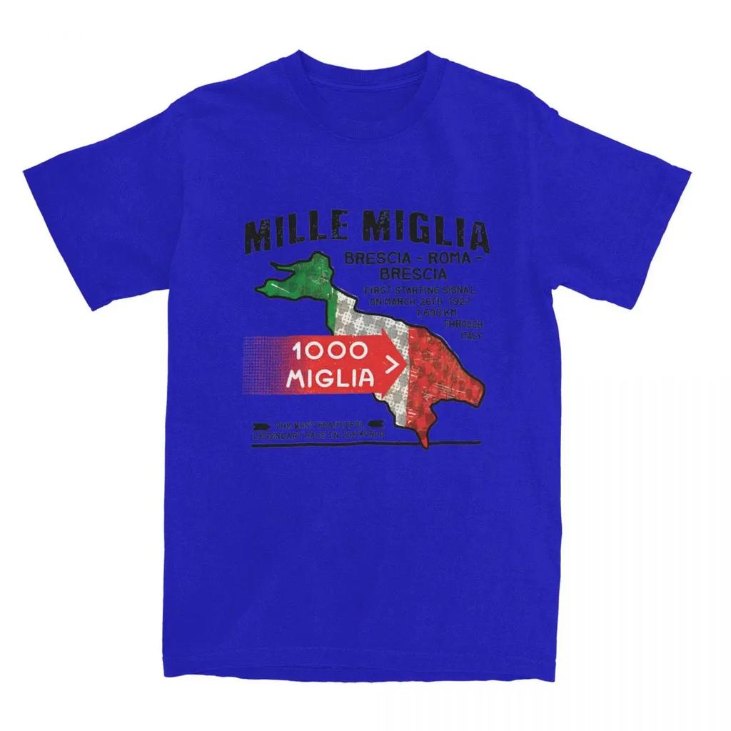Mille Miglia Racing Experience T-Shirt 1000 Miglia Beliebte T-Shirts Kurzarm Streetwear Tops Sommer 100% Baumwolle Oversize T-Shirt