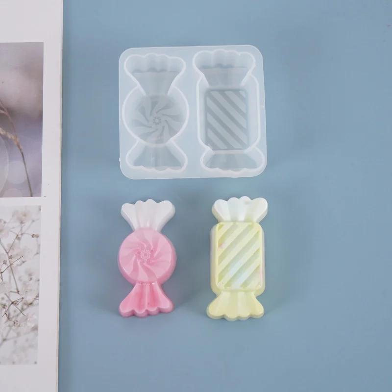 Sugar Candy Shaped Silicone Resin Molds UV Resin Molds DIY Handcraft Jewelry Accessories Jewelry Moulds Resin Silicone Mold