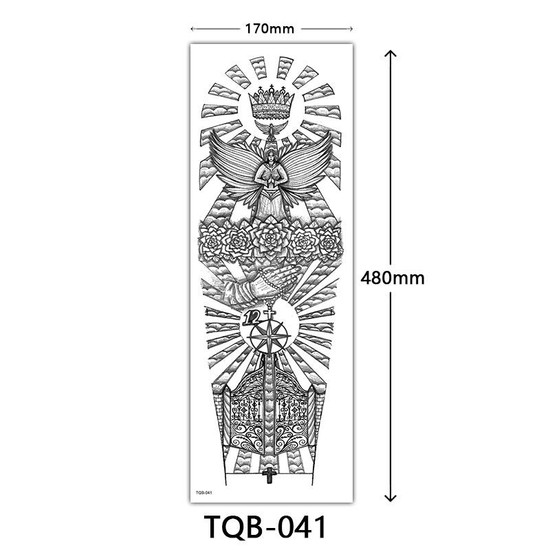 Full Arm Tattoo Sticker Full Arm, Full Arm Big Picture Tattoo Sticker, Flower Arm Tattoo Sticker Tattoo