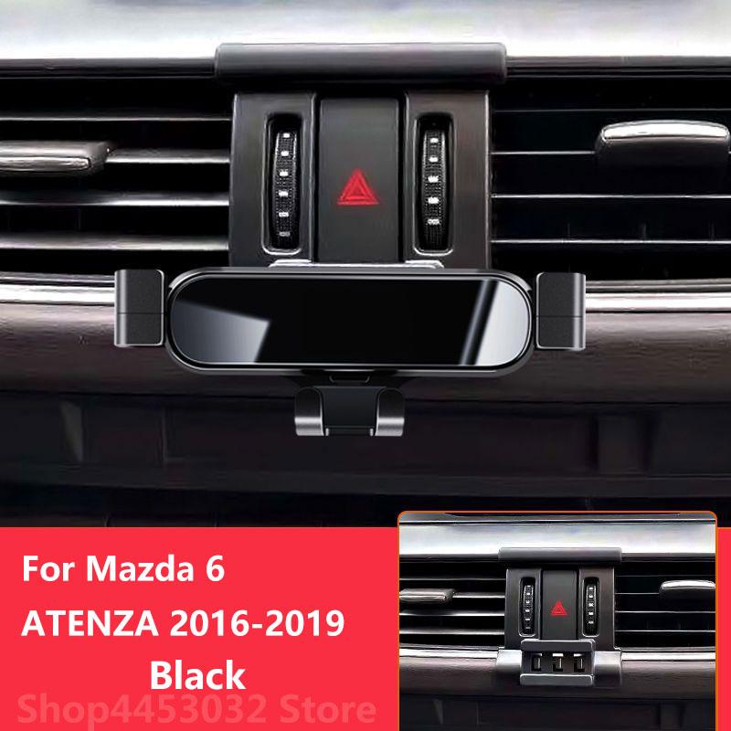 Car Mobile Phone Holder for Mazda 6 ATENZA 2022 2021 2019 Raptor Mounts Bracket GPS Stand Rotatable Support Accessories Ujcdg07