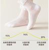 Girls' Socks Spring/Summer Thin Mesh Children's Summer Princess Lace Socks Girls' Big Children's Summer White Middle Socks