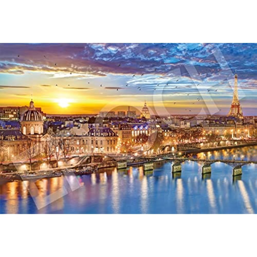 Epoch 1000 Piece Jigsaw Puzzle Overseas Scenery Beautiful Seine River - France (50 x 75 cm) 09-03...