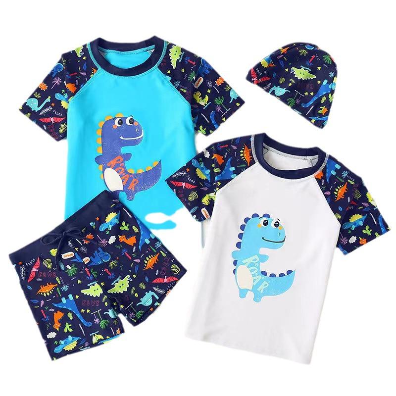 "Dziecięce stroje kąpielowe dzielone i kąpielówki dla chłopców i dziewczynek - Rozmiary S, M, L"