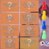 WEPZSXO Couples Board Game Set - Complete Cards, Dice and Game Pieces Multicolor 50x50cm