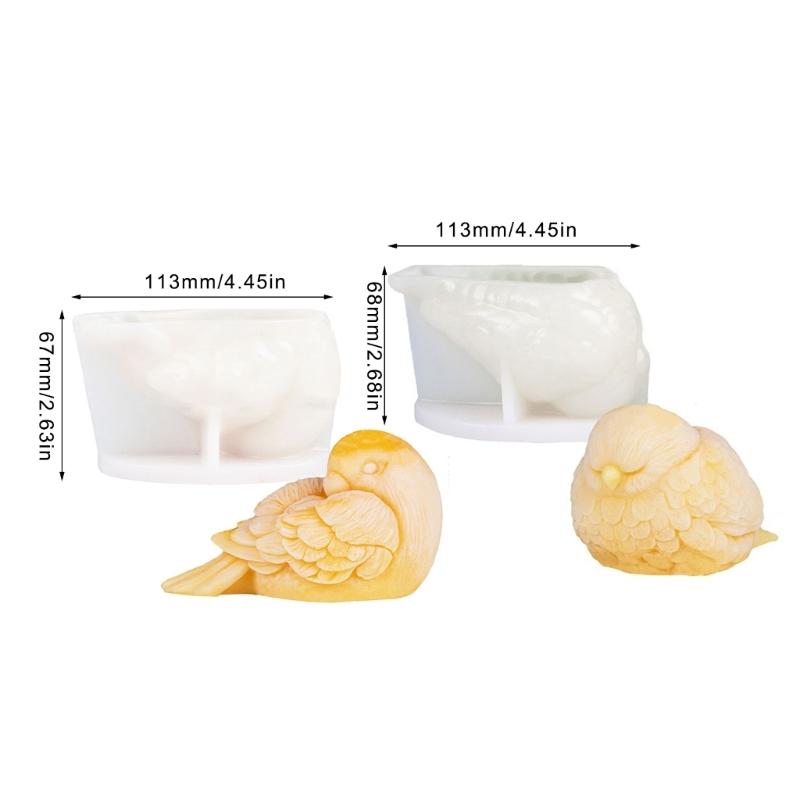 Realistic Large Parrot Mousse Cake Mold Food Grade Silicone Chocolate Dessert Baking Mould Family Gathering Bakeware top sale