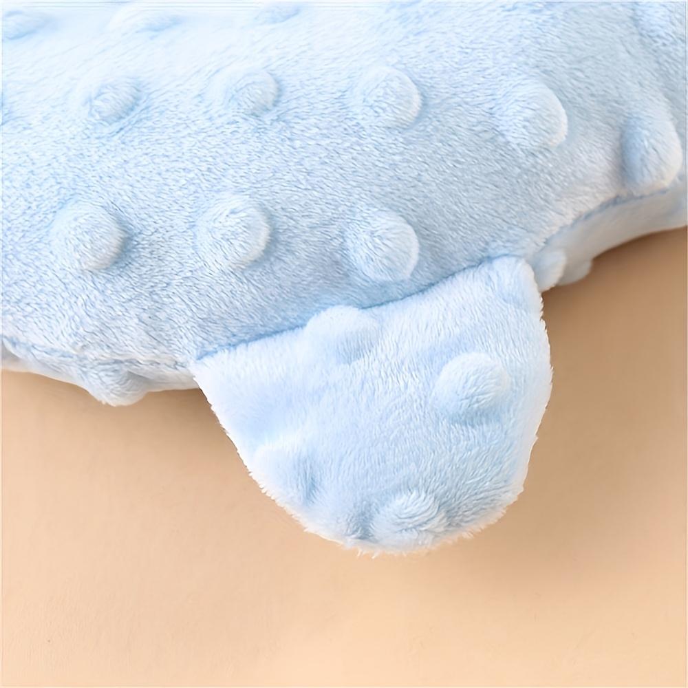 Warm Polyester Fleece U-Shaped Sleep Pad - Cozy Cartoon Design for Small body, Elliptical Shape, Solid Pattern