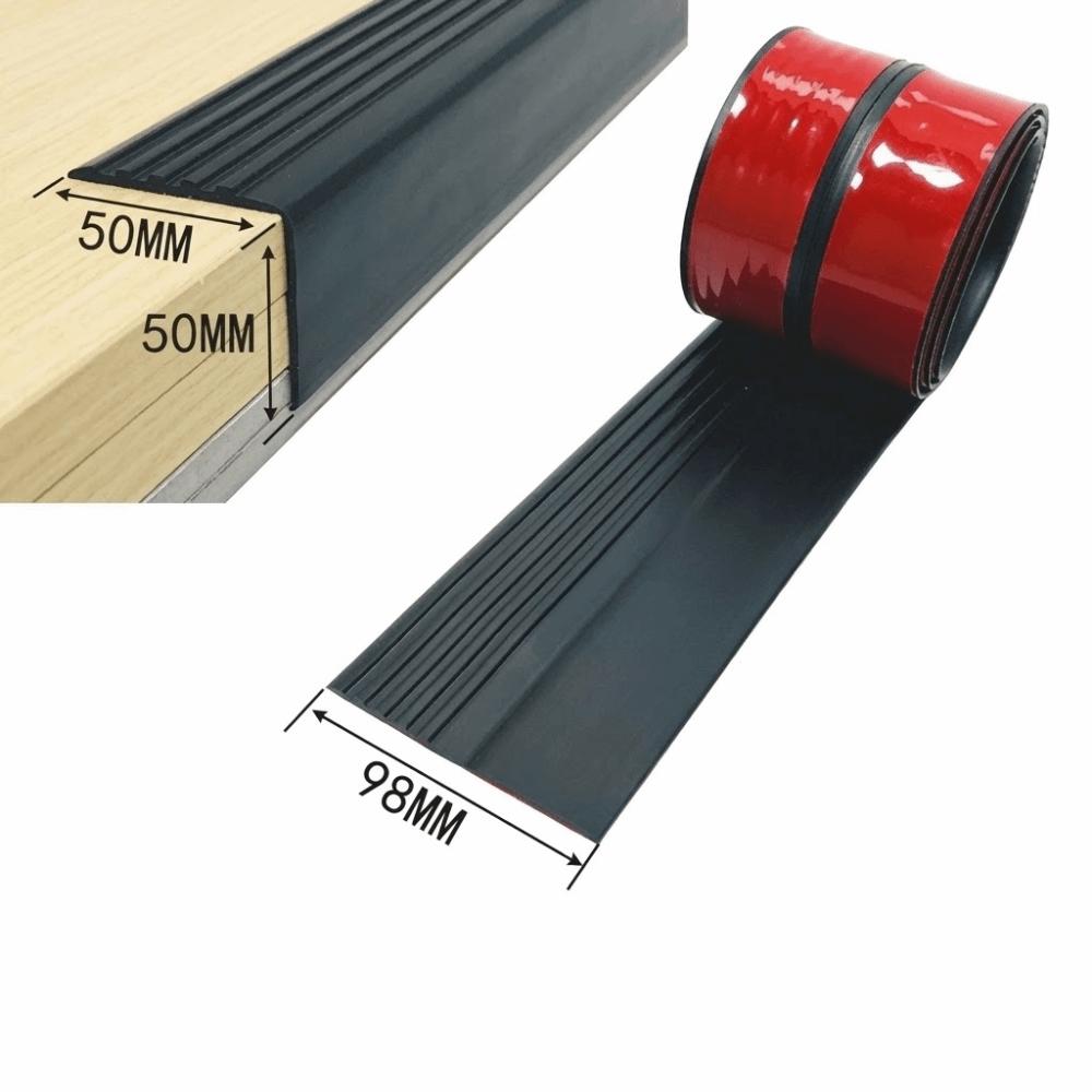 100cm Stair Safety Non-Slip Strip PVC Peel and Stick Anti Skip Step Treads Flexible Self-Adhesive Decorative Strip