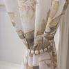 Ins Style Fresh Floral Sheer Curtain Door Panel Window Drapes No Drill Bedroom Living Room Balcony