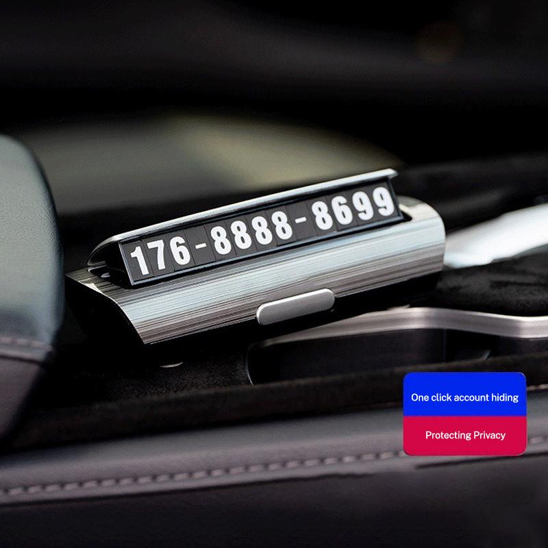 1 PZ Emblemi Auto Cartellino Parcheggio Temporaneo Targa Per Porsche 911 Cayenne Carrera-GT 928 Panamera Boxster Macan 918 Accessorio