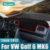 For Volkswagen VW Golf 6 MK6 2008 2009 2010 2011 2012 Car Dashboard Avoid Light Cover Non-Slip Mat Trument Non-slip Carpets