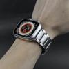Titanium Metal Strap for Apple Watch Band Ultra 3 49mm 46mm 45mm 44mm 42mm Luxury Men Bracelet Iwatch Series 11 10 9 8 7 6 SE 5 4 41mm 40mm 38mm