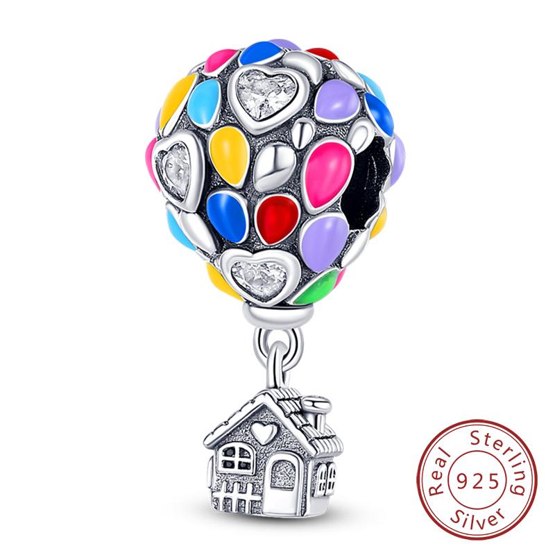 Charm Copper Pink Pendant Charm Fit Original Charm Bracelet Necklace Beads Diy Jewerlry Accessories