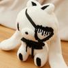 Gloomy Bunny Gothic Eye Patch Plush Toy Keychain With Soft Pp Cotton For Collectors