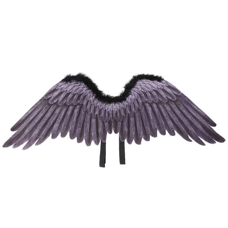 Classy Fairy Fancy Dress Feather Angel Wings Halo Hair Hoop Adult Child Feather Costume for Halloween Christmas