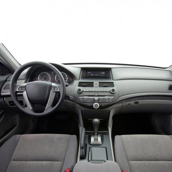 6Pcs For Honda Accord 2008-12 Carbon Fiber Interior Dashboard Cover Trim