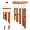 10-Tube Bamboo Wind Chime - Multi Tube Music Decor, Wooden Handicraft Garden Ornaments, Hanging Outdoor Bedroom Hall Study Room