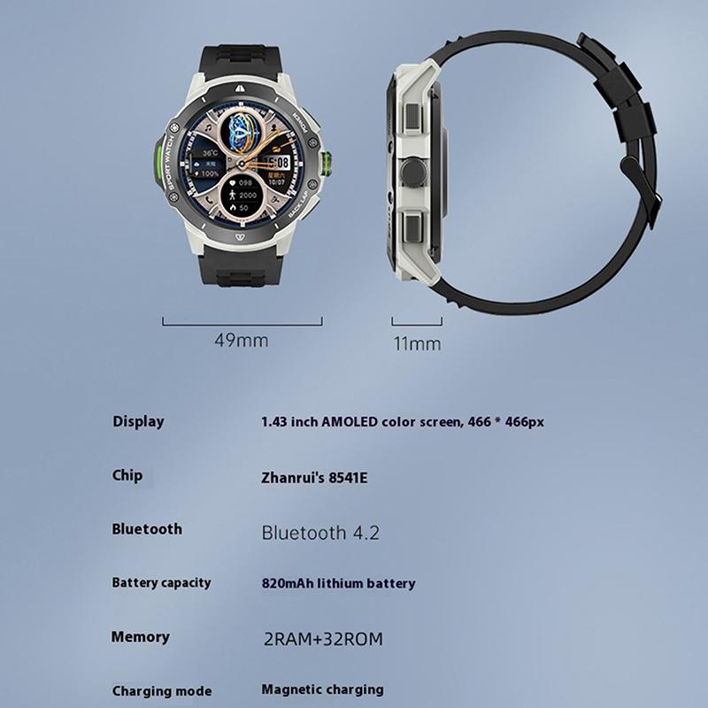 SCIONE Smart Touch Screen Watch Full Netcom 5G Card HD Color Screen Bluetooth Call Smart Watch