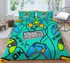 Quilt Cover Pillowcase Two Or Three-Piece Gamepad Series 3D Digital Printing Polyester Fabric