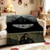Top Gun Maverick Movie Poster Pattern Blanket Fluffy Plush Throw Blanket For Living Room Gaming Room Home Decor Holiday Gift