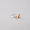 Citrine Gemstone 925 Sterling Silver Wedding Ring Designer Jewelry For Women CZR-15-1