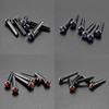 6 Pcs Acoustic Guitar Bridge Pins with Abalone Dot Guitar Replacement Part Various Style Bridge Pins Use for Folk Guitar