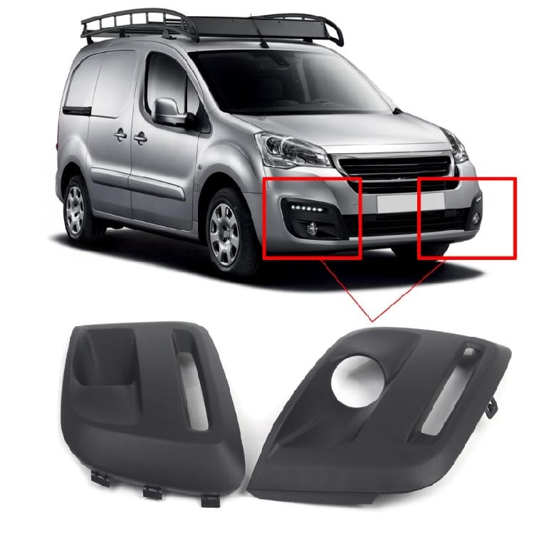 Foglight Frame Cover Bumper Foglight Grille Replacement Accessories for Berlingo Partner Front Bumper Foglight Grilles