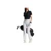 Fila Golf Series SS25 Solid Color Comfortable Simple Short Sleeve Polo Shirt Women Tops A11W535126FBK