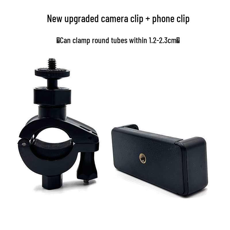 Universal Metal Claw Head Stand with Tablet and Phone Clip & Hose Adapter