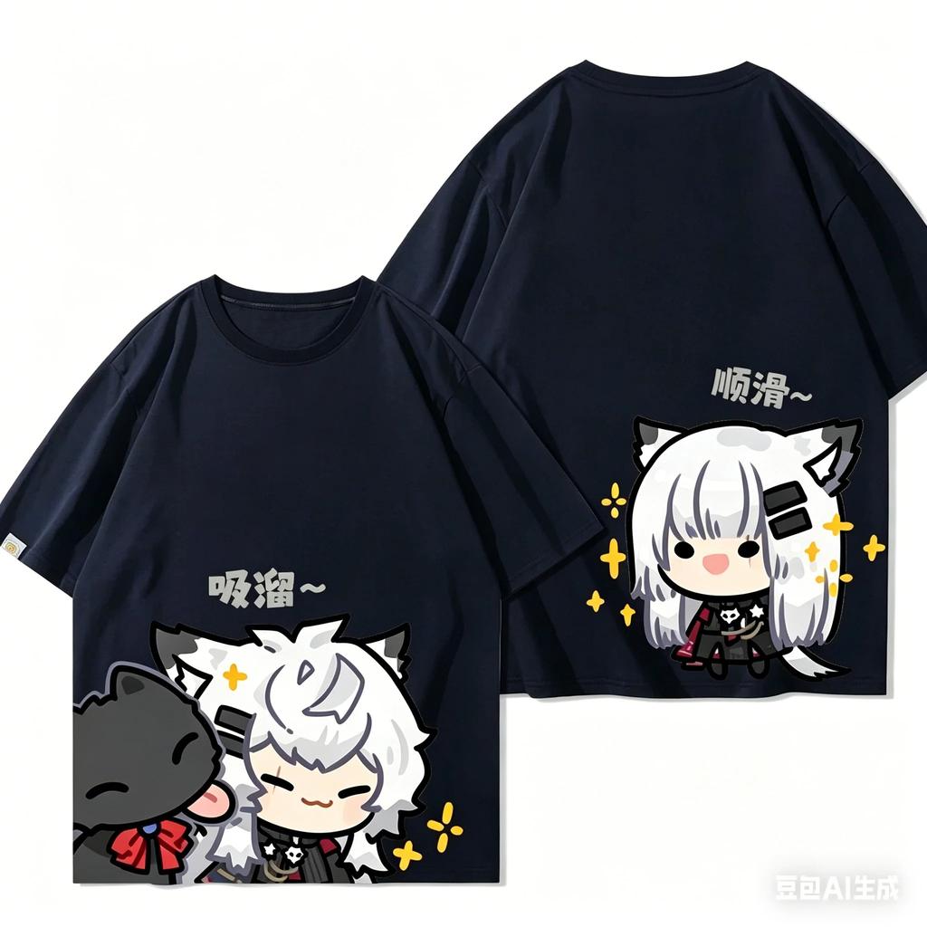 Arknights Anime Lover shirt Year round clothing personality Clothes Plus Size Unisex New Model Couples hot product high quality
