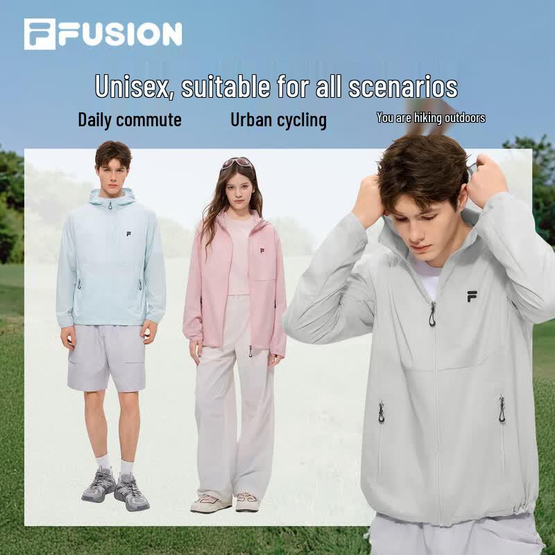 FILA UPF50+ Couple's Sun Protection Hooded Jacket