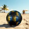 Pallone da calcio taglia 5 con logo della nazionale svedese, Cucito a macchina in PVC, Resistente e ad alto rimbalzo, Adatto a tutte le età, merchandising per tifosi, partite e uso all'aperto.