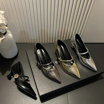 Designer Low Heel Slip On Women Mary Jane Shoes Fashion Shallow Butterfly-knot Shoes Ladies Elegant Party Dress Pumps Shoes