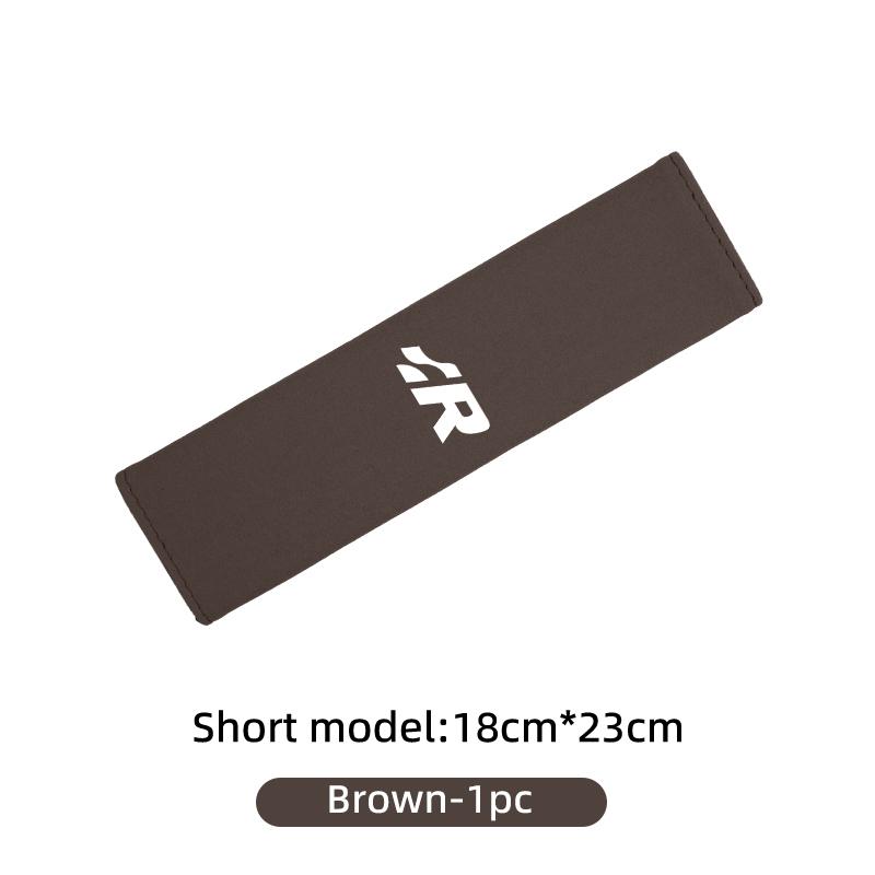 Emblems Suede Car Seat Belt Shoulder Protection Pad Auto Universal For Volkswagen VW Beetle CC B5 B6 B7 EOS GTI MK2 MK4 MK5 MK6 Zf8