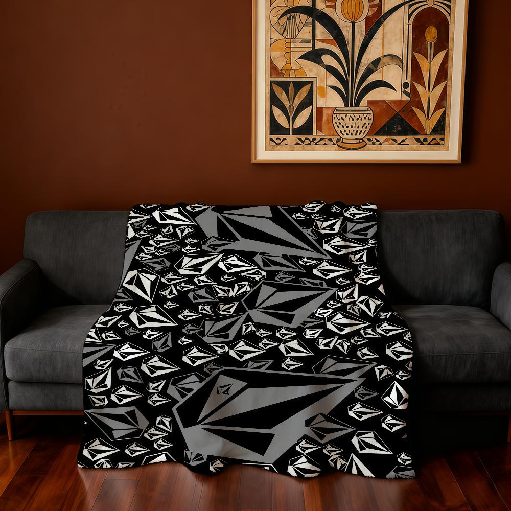 Decke Super Warm V-Volcom-ES Bequem Mode Plüsch Überwurf Kind Zuhause Sofa Schlafzimmer Marke Geschenk