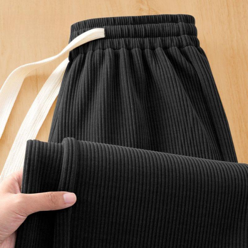 

Женские спортивные брюки с высокой талией и широкими штанинами из плюша 2023 года Small